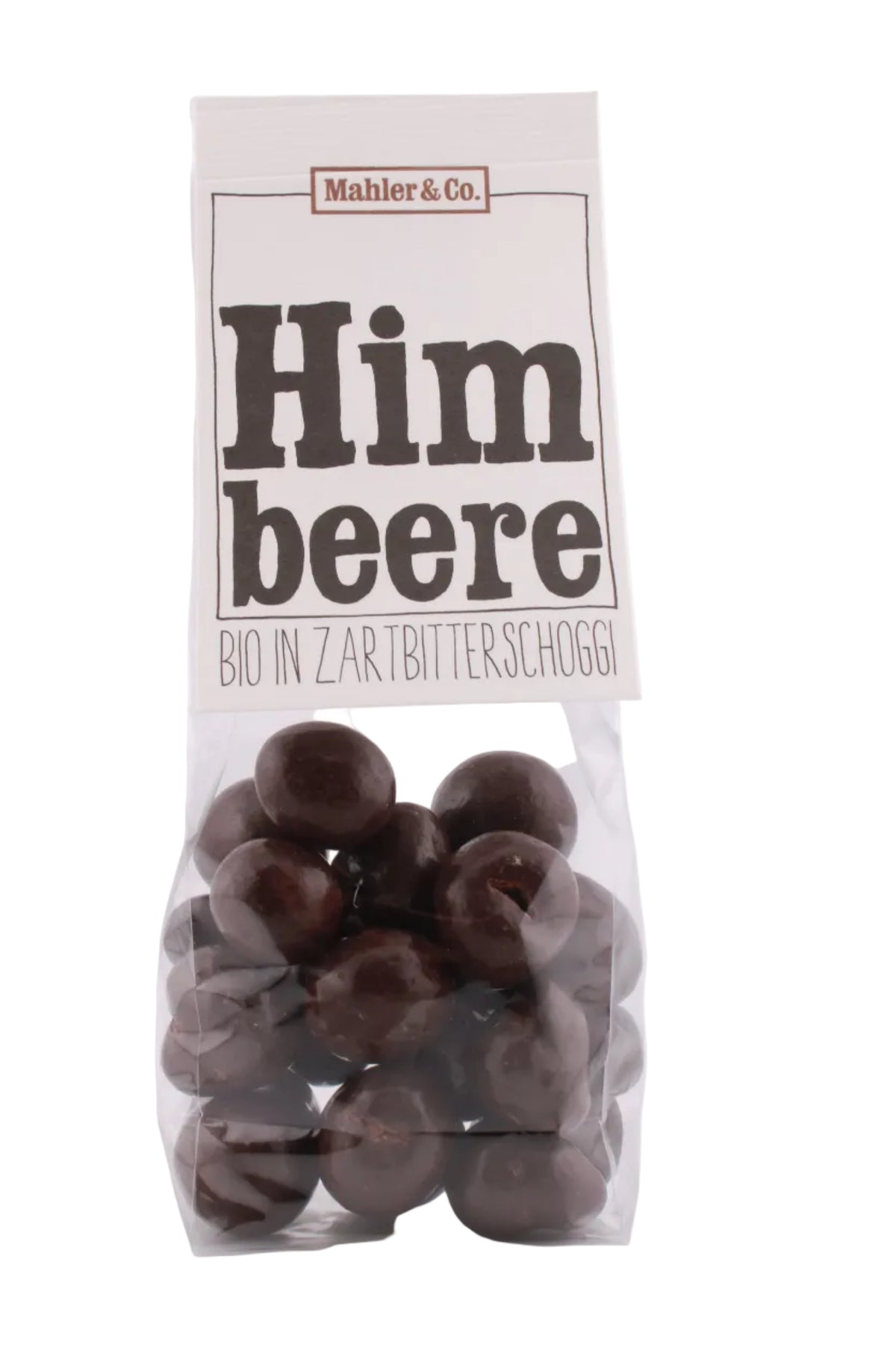 Mahler& Co. Bio Himbeere in Zartbitterschoggi 140g