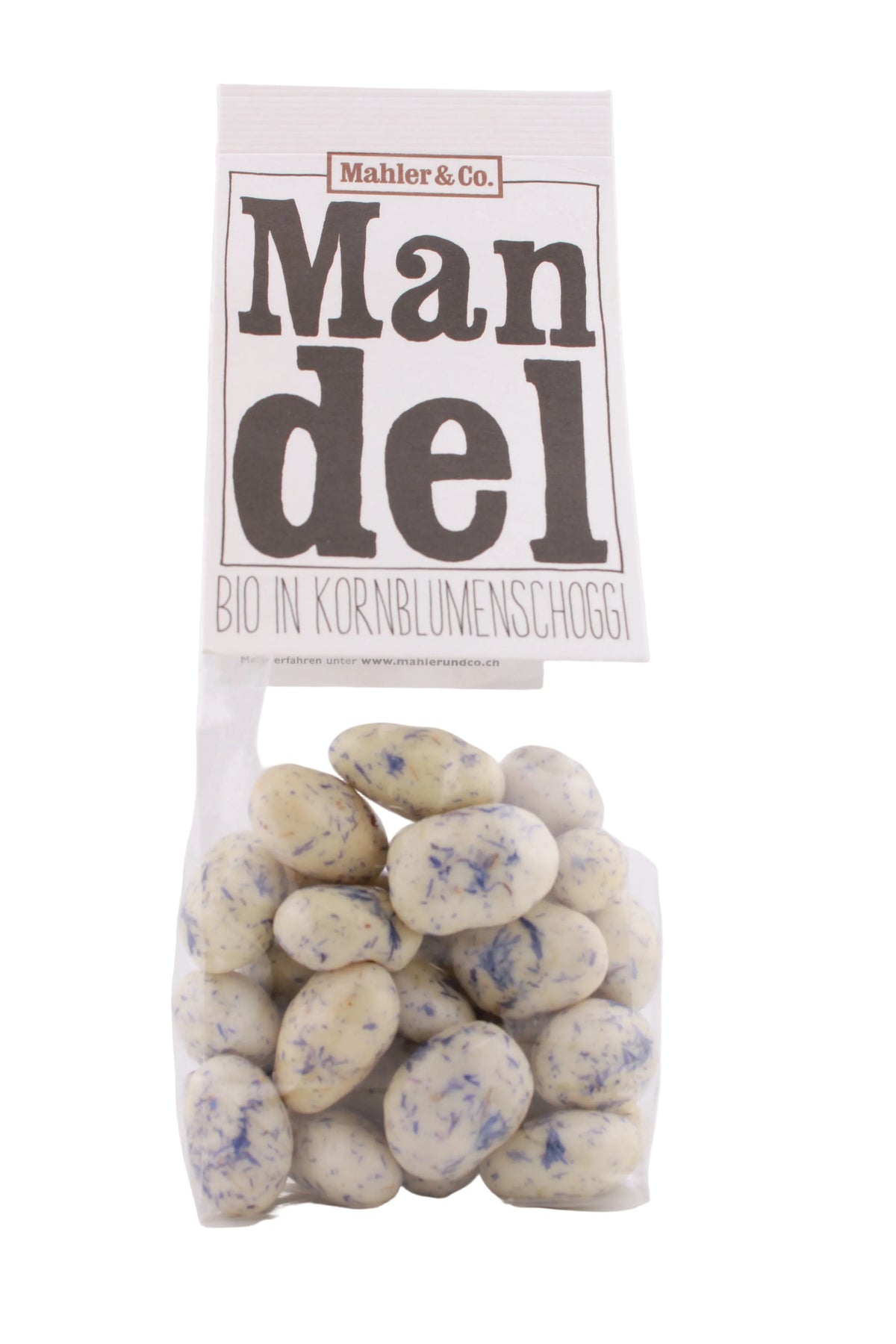 Mahler& Co. Bio Mandeln in Kornblumenschoggi 140g
