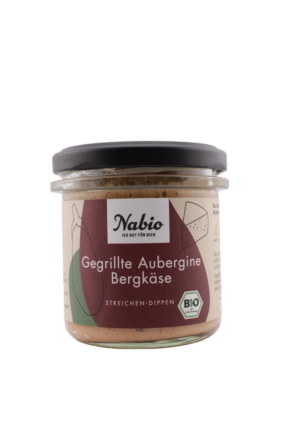 Nabio Aufstrich Aubergine Bergkäse 135g
