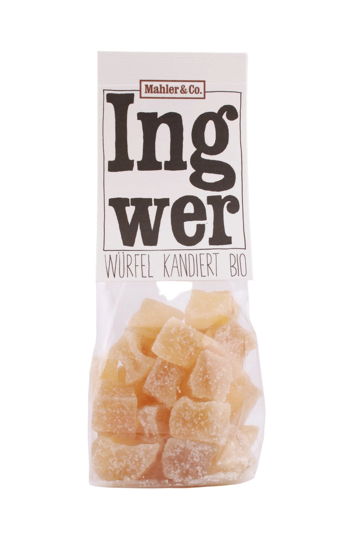 Mahler& Co. Bio Ingwer kandiert 150g