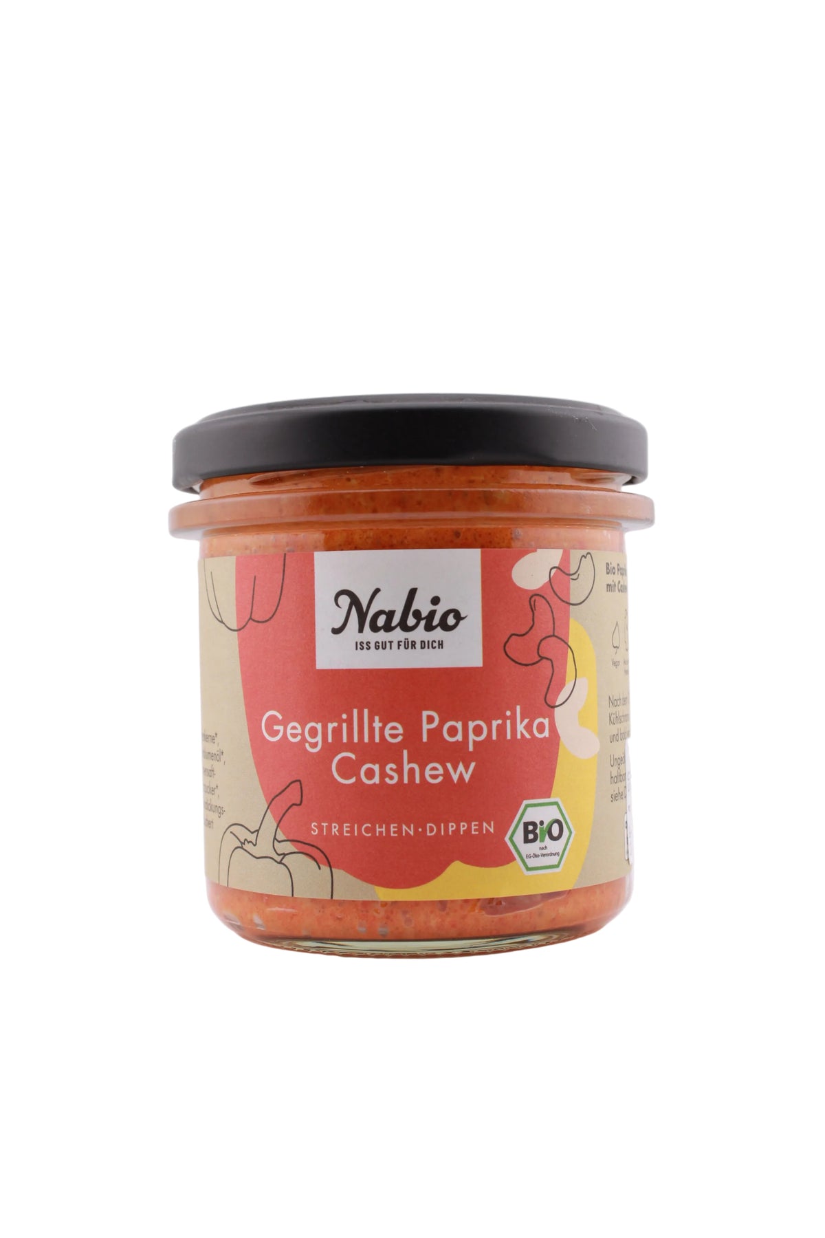 Nabio Aufstrich Gegrillte Paprika Cashew 135g