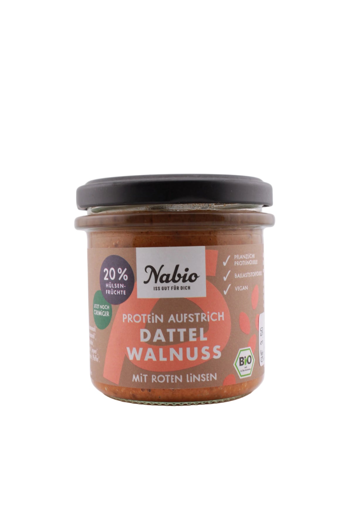 Nabio Aufstrich Dattel Walnuss 135g